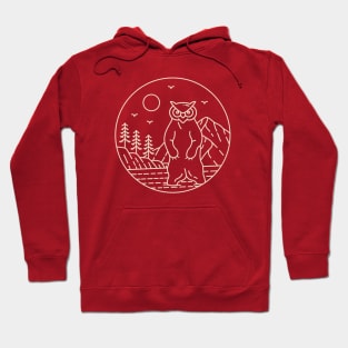 Owlbear Forest Monoline Hoodie